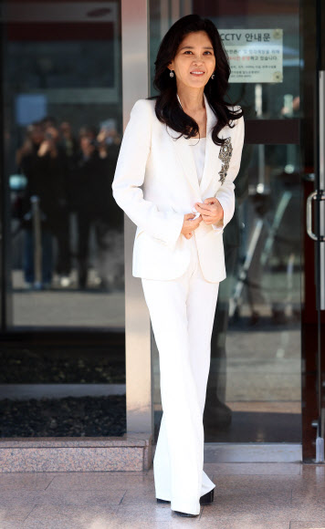 호텔신라 주주총회 참석하는 이부진 사장