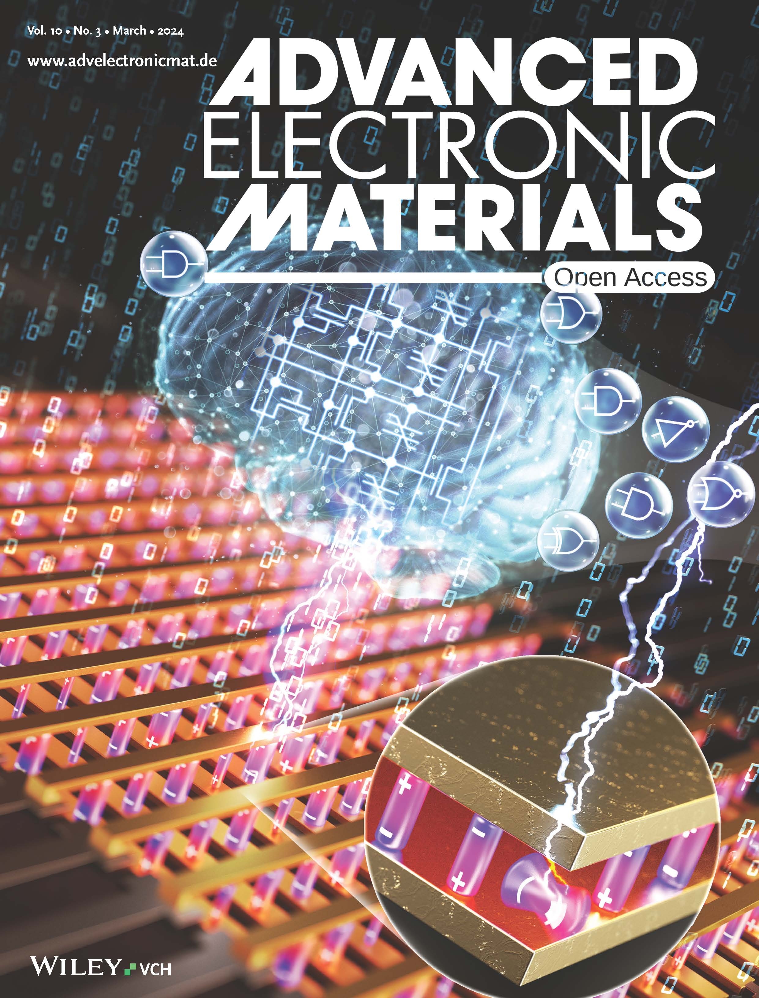 ‘Advanced Electronic Materials’ 표지 이미지. 한국공대 제공