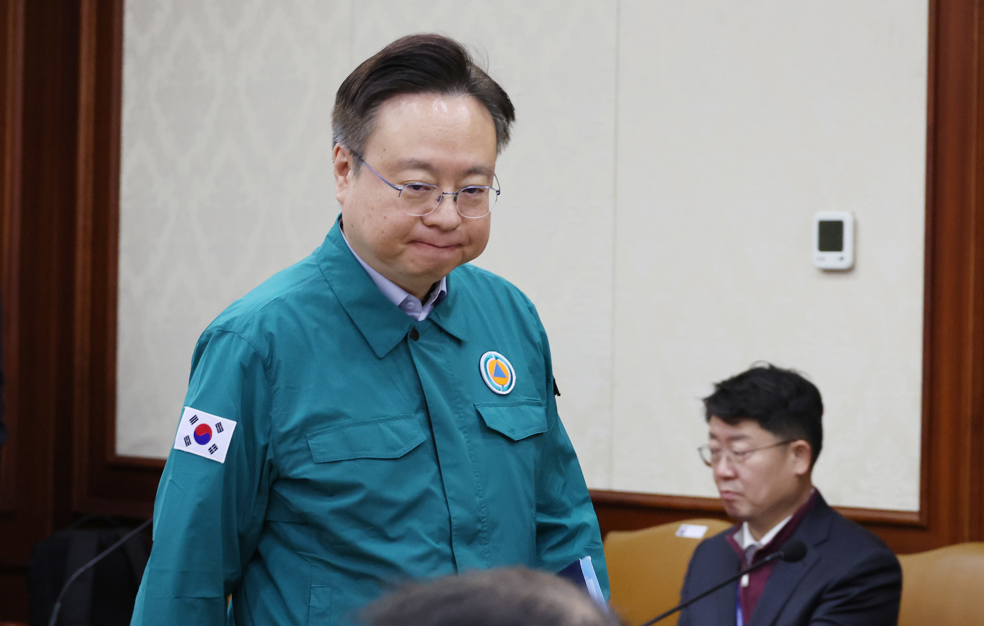 의사집단행동 중대본 회의 참석하는 조규홍 장관