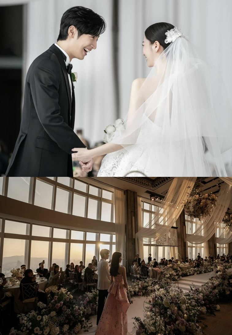 배우 이상엽(왼쪽)이 공개한 결혼식 사진. 이상엽 인스타그램 캡처