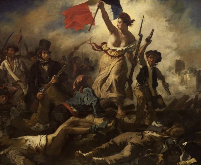프랑스 파리 루브르박물관이 소장한 외젠 들라크루아의 ‘민중을 이끄는 자유의 여신’. 루브르박물관 홈페이지