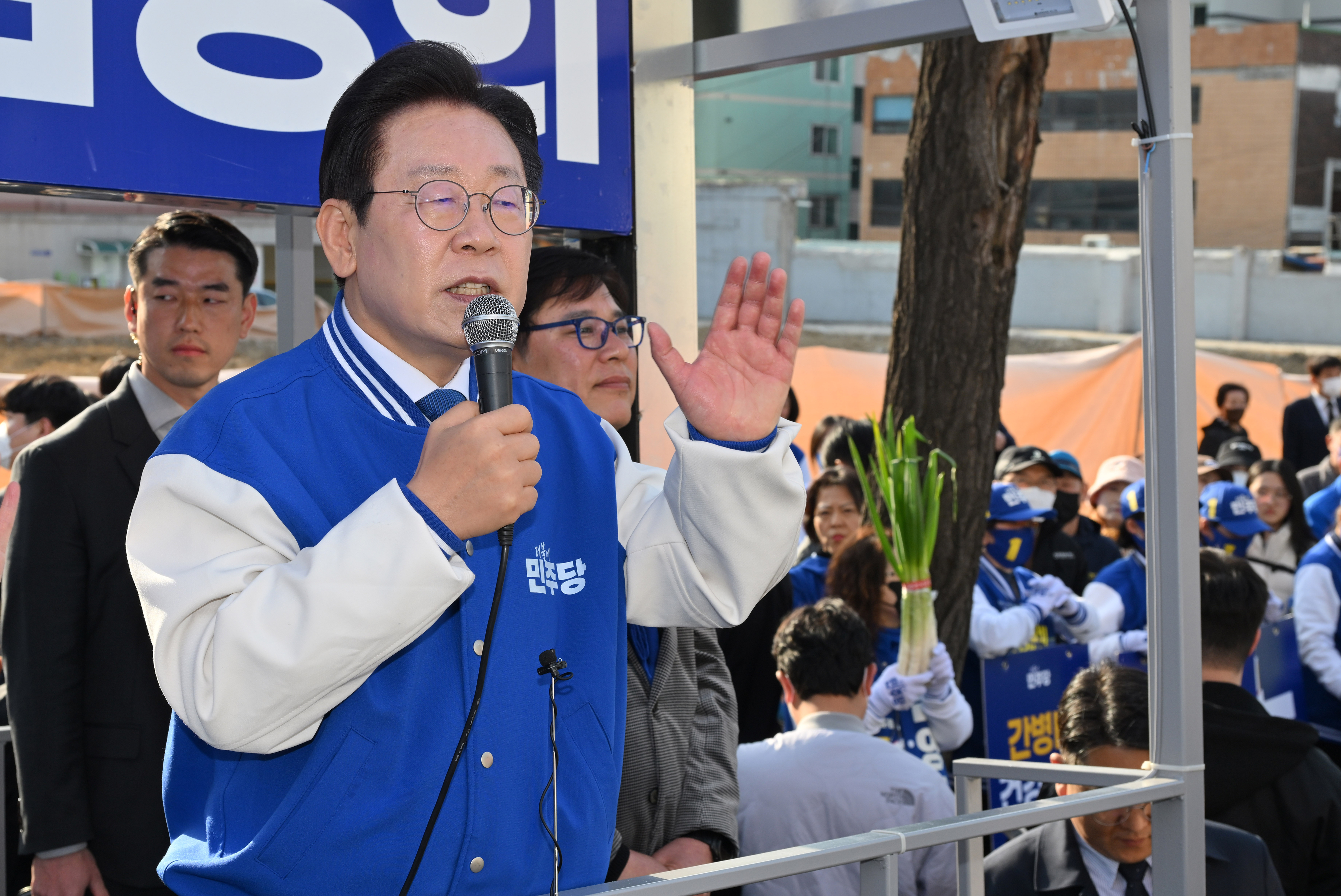 이재명 대표, 미추홀구 지원 유세