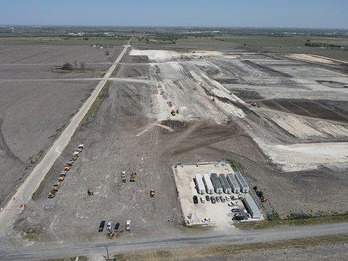 삼성전자, 미국 텍사스주 테일러 파운드리 공장 건설 현장. 삼성전자 제공