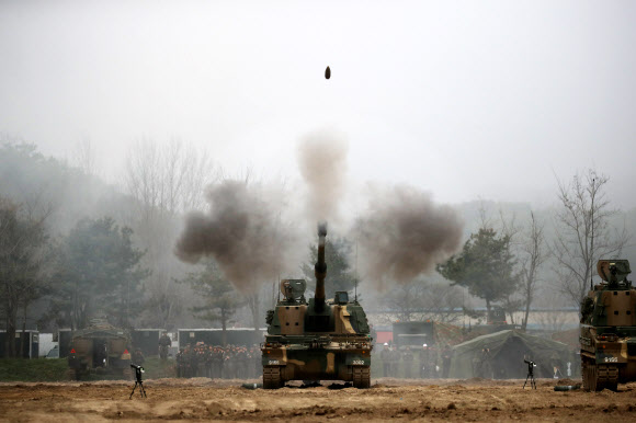 수도군단, 합동 포탄사격 훈련 실시