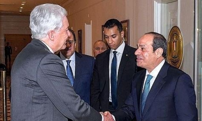윌리엄 번스 CIA 국장과 압델 파타 엘시시 이집트 대통령(기사와 직접 관련 없음). AFP 연합뉴스