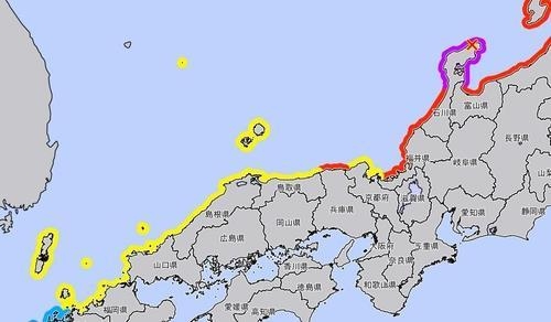 독도를 일본땅으로 표기한 일본 기상청 지진 지도. 서경덕 교수 제공