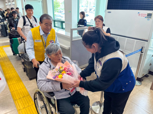 사할린 동포 영주귀국 환영행사