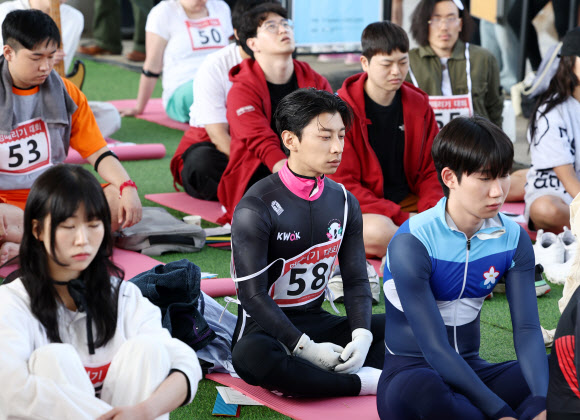 멍때리기 대회 참가한 곽윤기