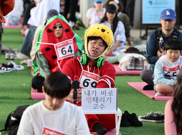 올해 10주년 한강 멍때리기
