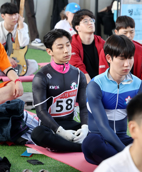멍때리기 대회 참가한 곽윤기