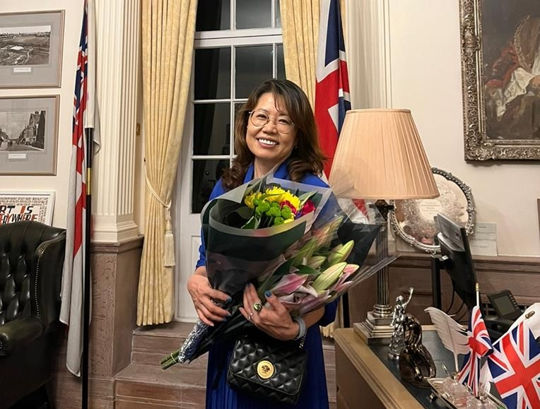 영국 런던 킹스턴 자치구 의회에서 부시장으로 선임된 한국계 박옥진 의원. 연합뉴스