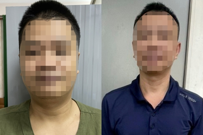 한국 남성들에게 매춘을 알선한 베트남 남성 투안(왼쪽)과 탕. 사진=VN익스프레스