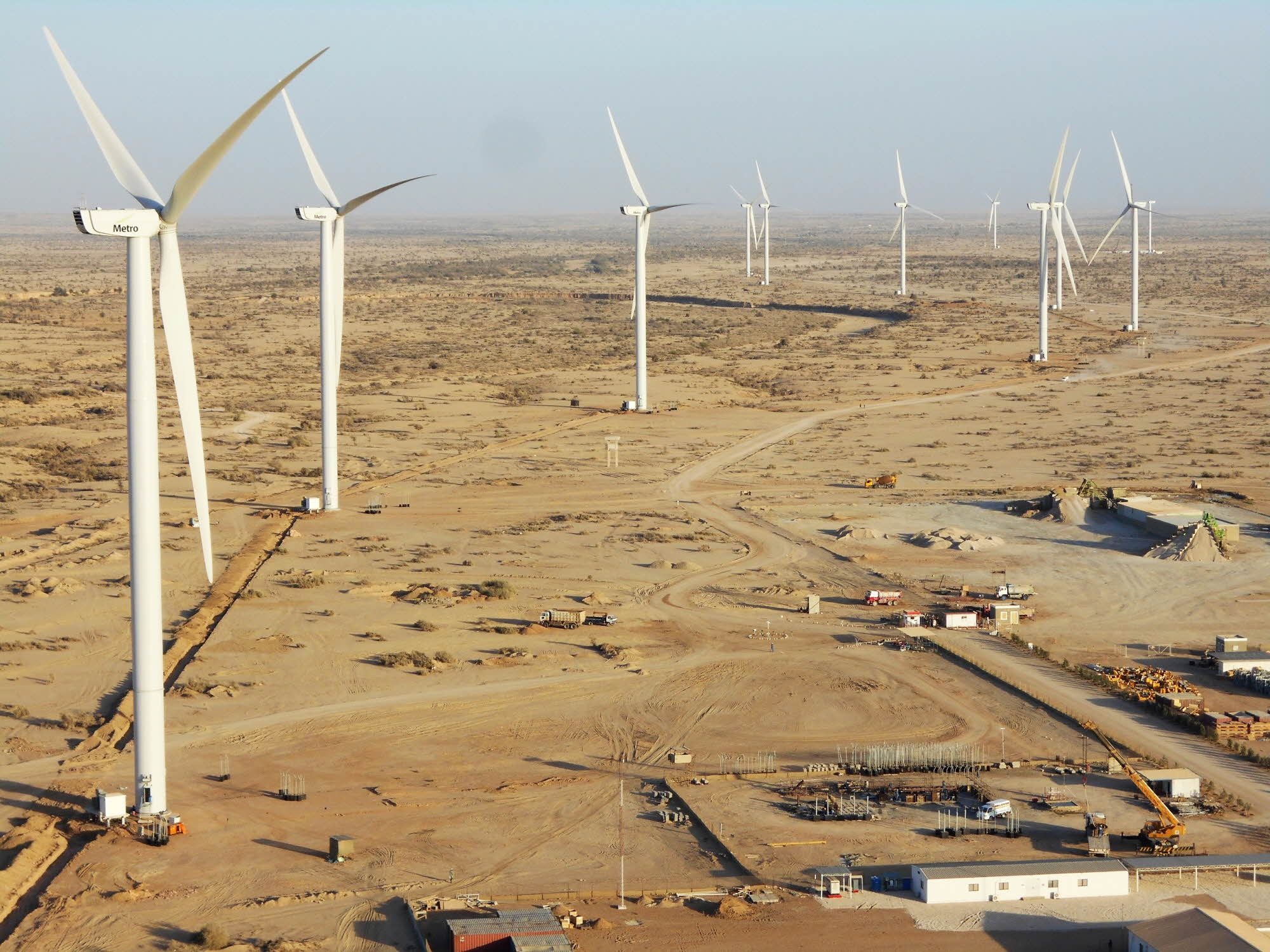 DL에너지가 보유한 파키스탄 메트로 풍력 발전 단지. DL에너지 제공
