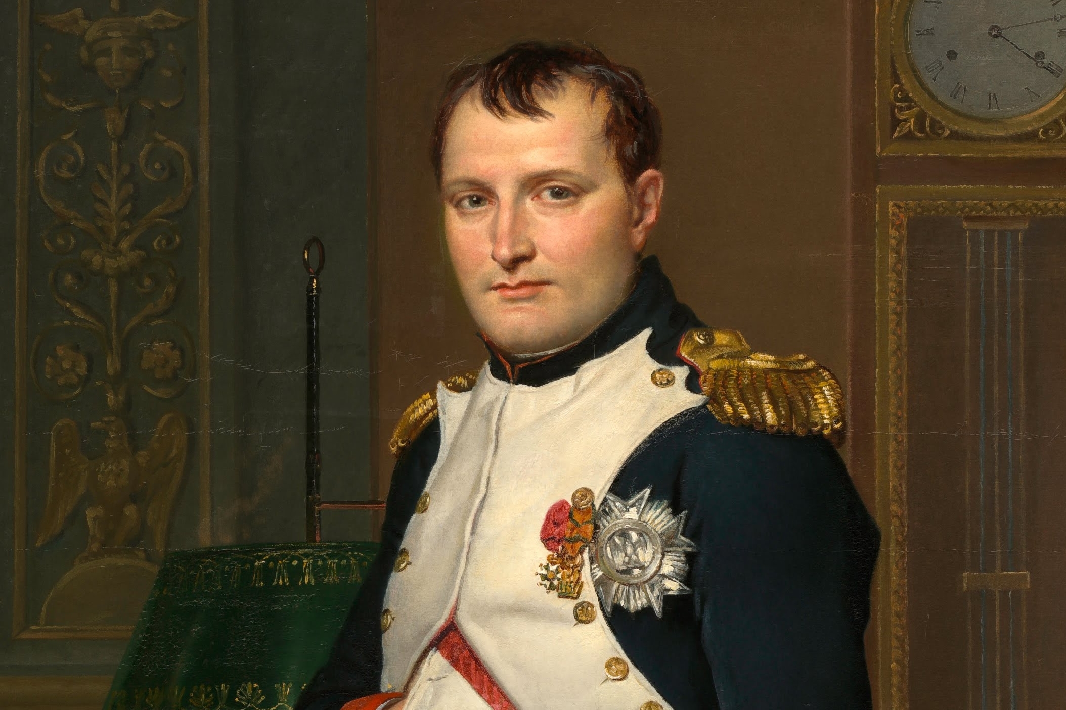 자크 루이 다비드가 그린 나폴레옹 보나파르트의 황제 시절 초상화. 
위키피디아