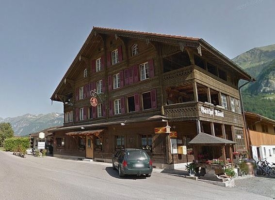 스위스 베른 주의 운터베흐에 있는 ‘호텔 뢰슬리’. 구글 맵스 캡처
