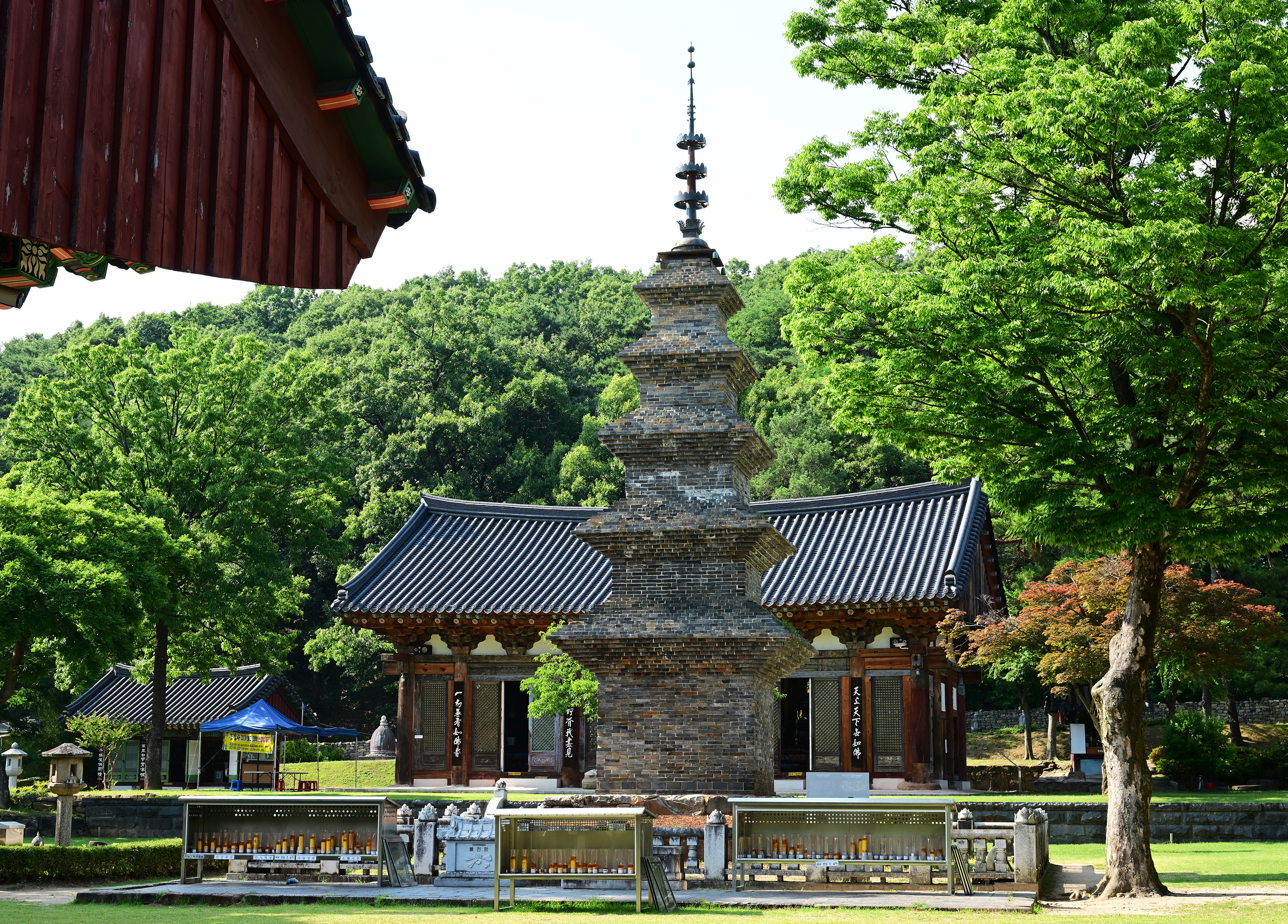 송림사 오층전탑.