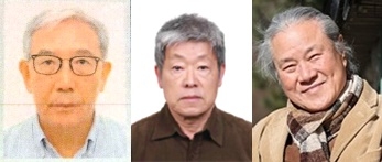 왼쪽부터 김명인 시인, 서용선 화가, 이장호 감독