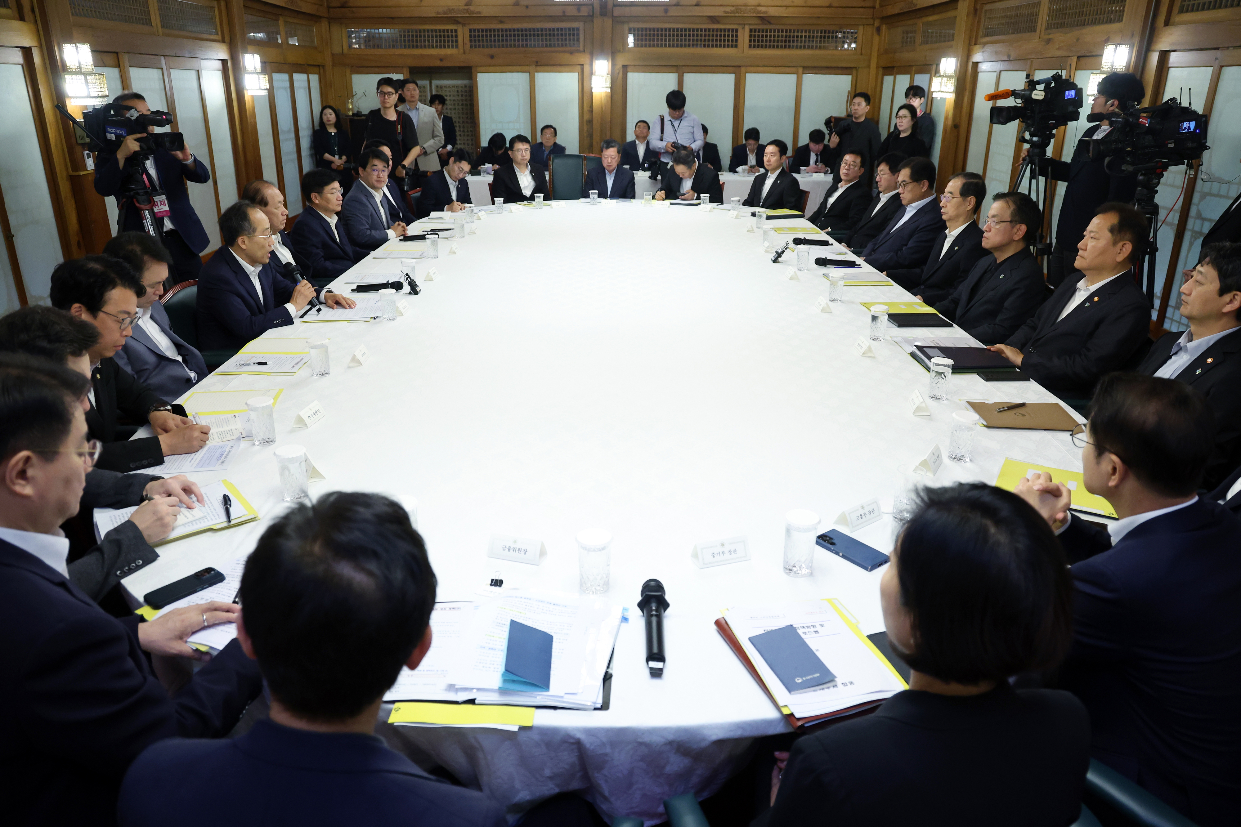 추경호 국민의힘 원내대표가 30일 오전 서울시 종로구 삼청동 총리공관에서 열린 고위당정협의회에서 인사말을 하고 있다. 2024.06.30. 안주영 전문기자