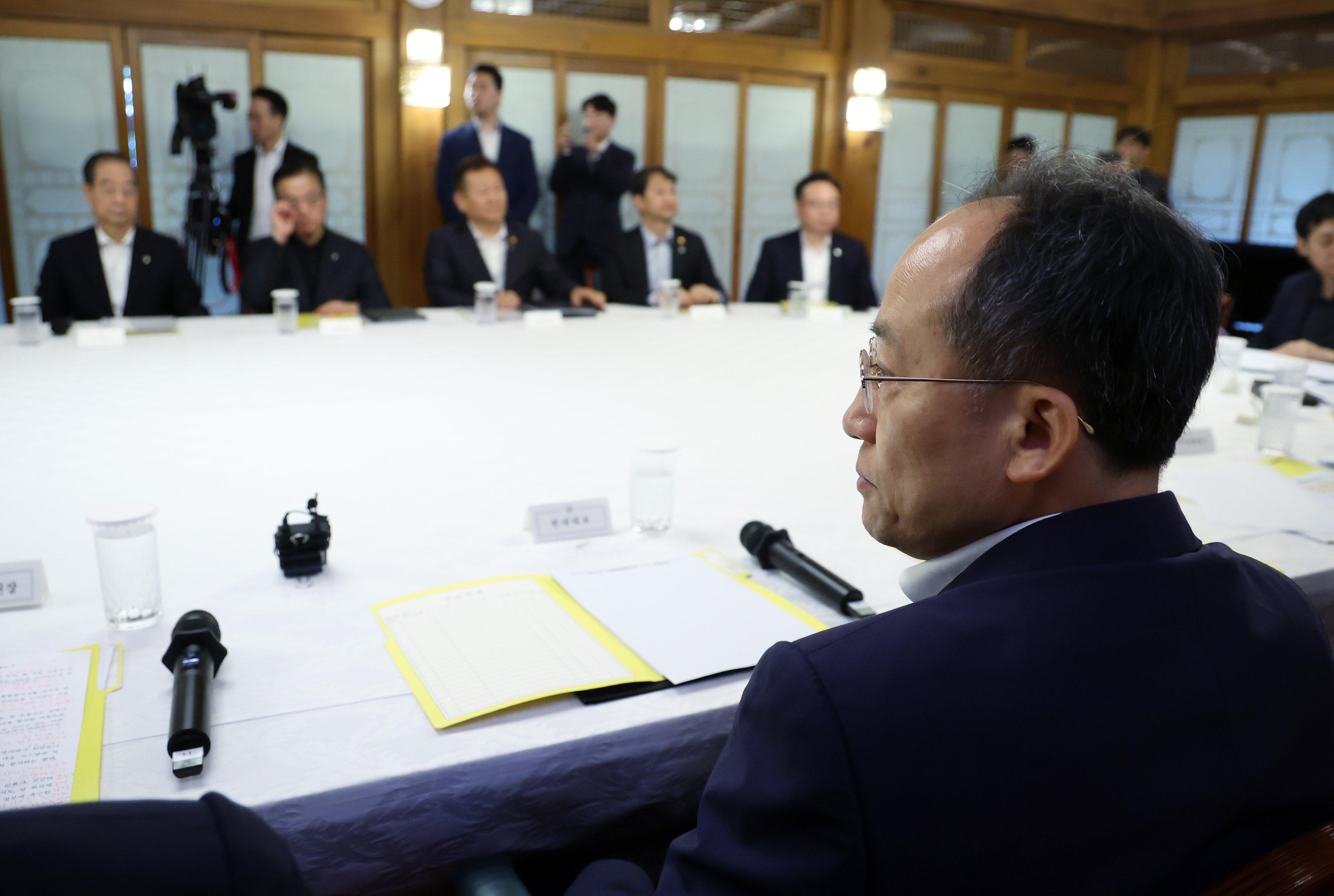 고위당정협의회… 추경호 “치열하게 일할 것”