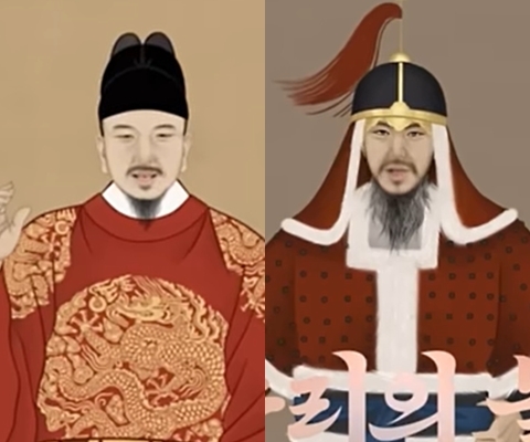 서울시 ‘아리수’ 광고 속 세종대왕과 이순신 장군. ‘아리수’ 유튜브 채널 캡처