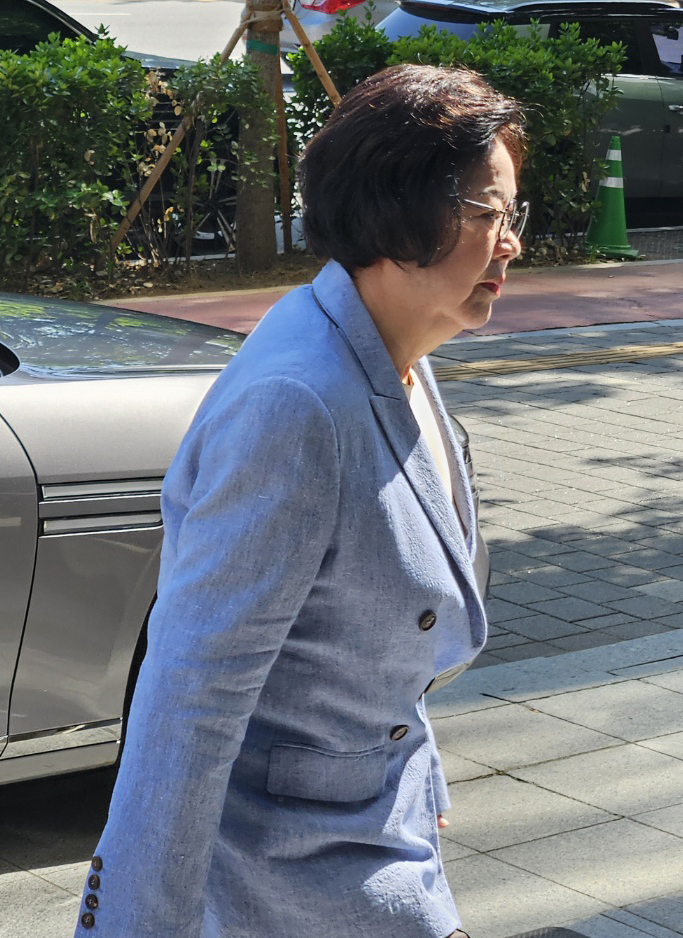 송영숙 회장. 연합뉴스