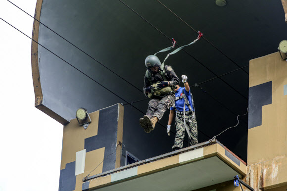 완벽한 공중자세 유지