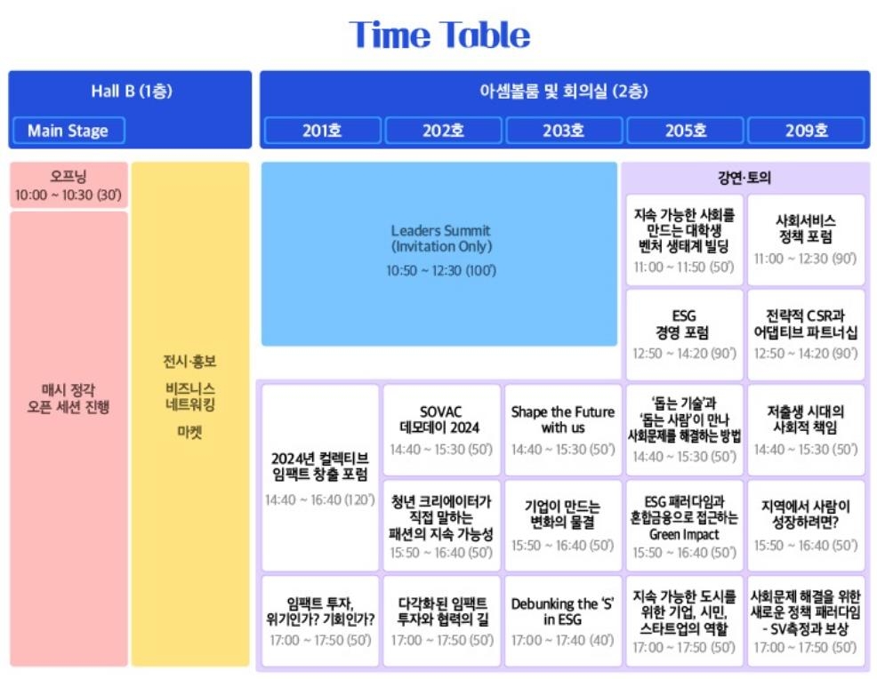 제1회 대한민국 사회적 가치 페스타. 대한상공회의소 제공