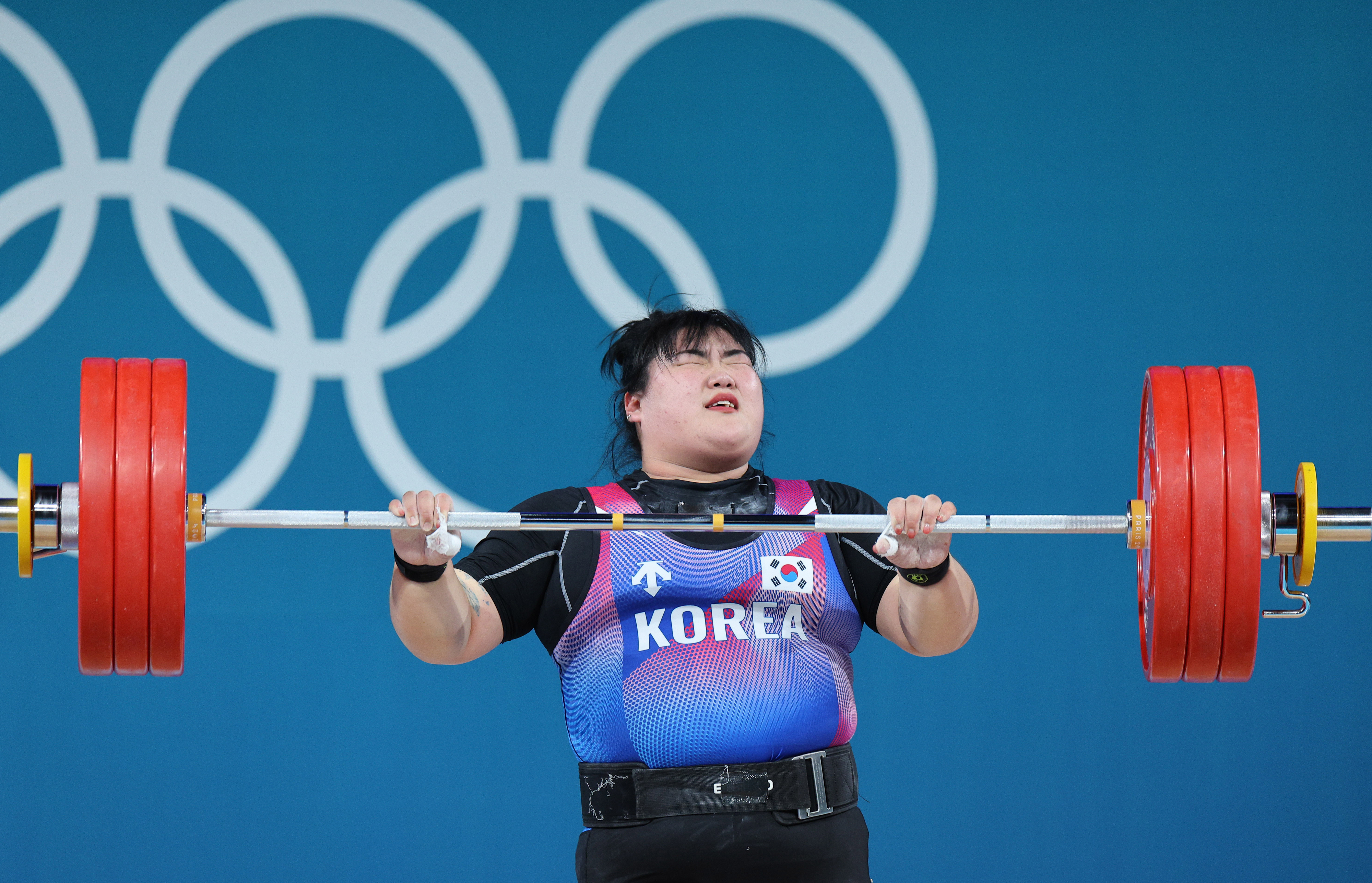 여자 역도 +81kg 박혜정 은메달