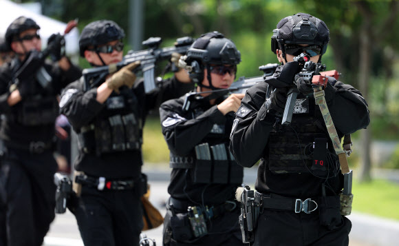을지연습 테러 진압작전