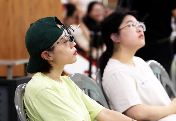 경기 마친 김예지ㆍ오예진