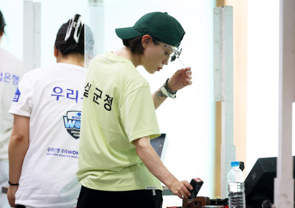 25m 권총에 출전한 김예지