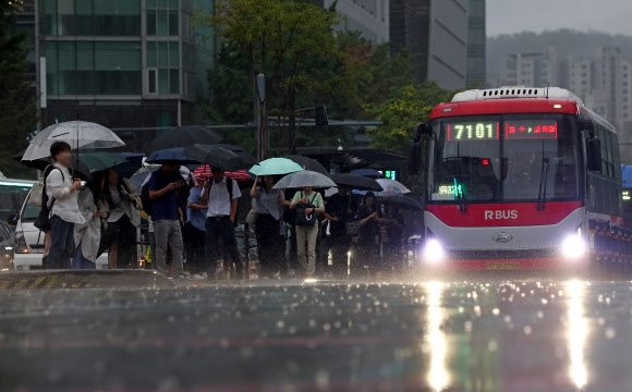 ‘종다리’ 영향, 수도권 강우