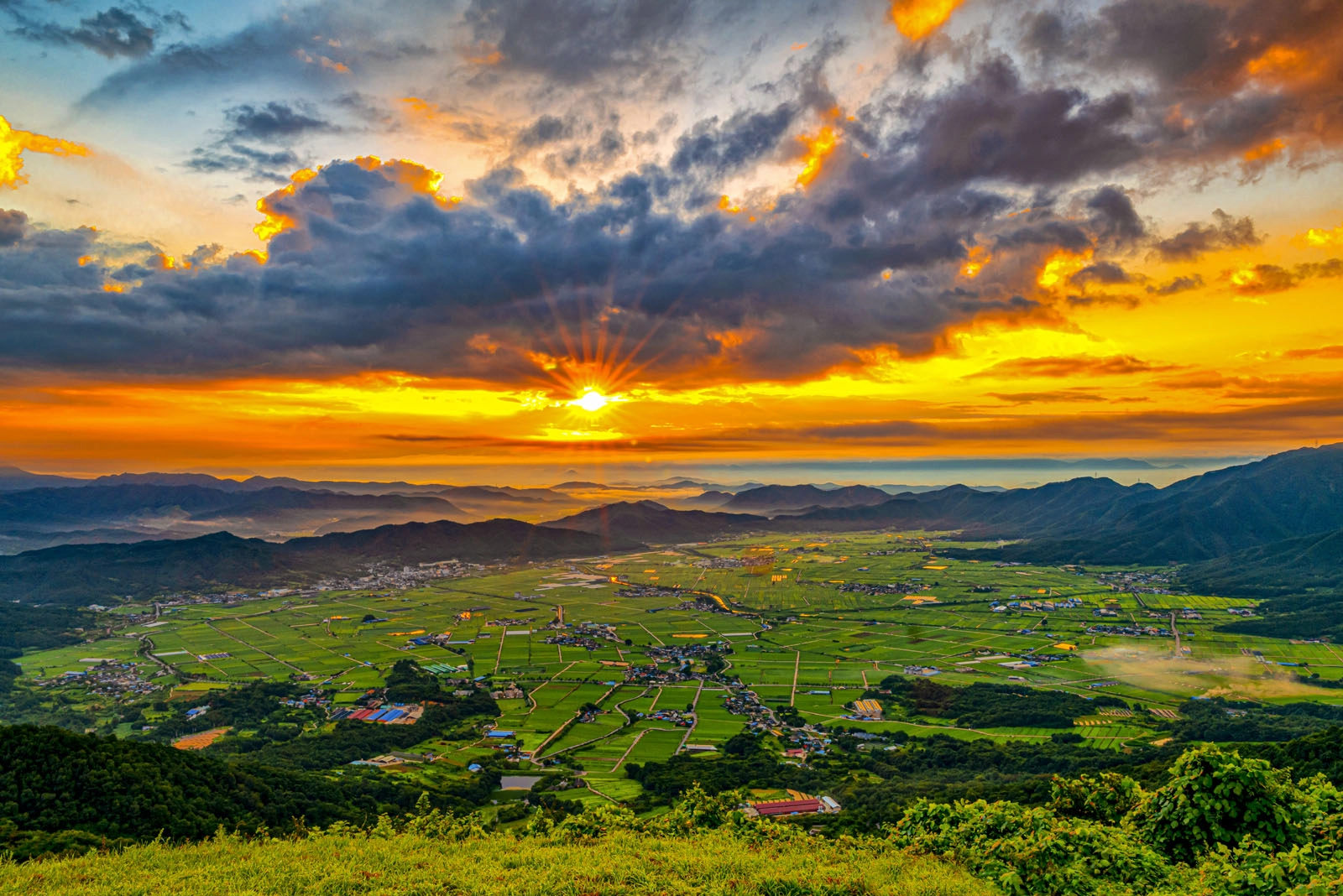 경남 합천운석충돌구 전경.
합천군 제공