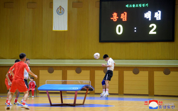 북한에서 지난 6일 39개 종목 550여개 세부종목 경기가 열리는 대규모 선수권대회가 개막했다고 조선중앙통신이 7일 보도했다. 2024.9.7  평양 조선중앙통신·연합뉴스