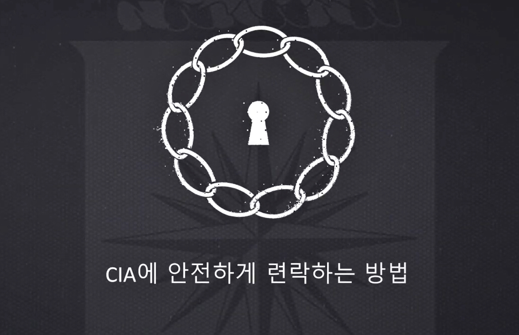 미국 중앙정보국(CIA)은 2일(현지시간) 북한 정보원 포섭을 위해 온라인에 CIA와 연락할 수 있는 방법을 한글로 안내했다. 2024.10.2 CIA 유튜브