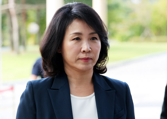 공판 출석하는 김혜경 씨