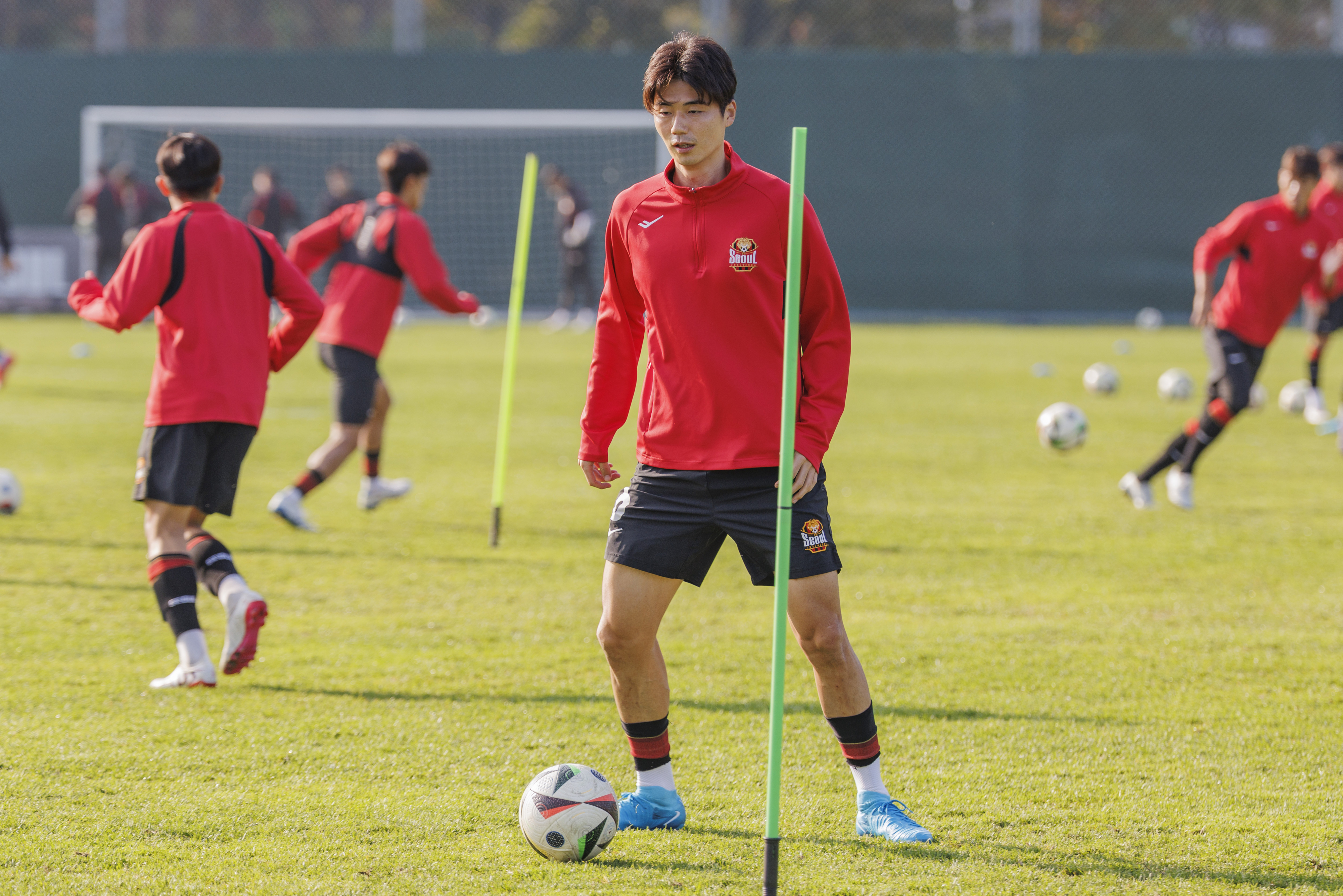 FC서울 기성용이 30일 구리 GS챔피언스파크에서 훈련하고 있다. 연합뉴스