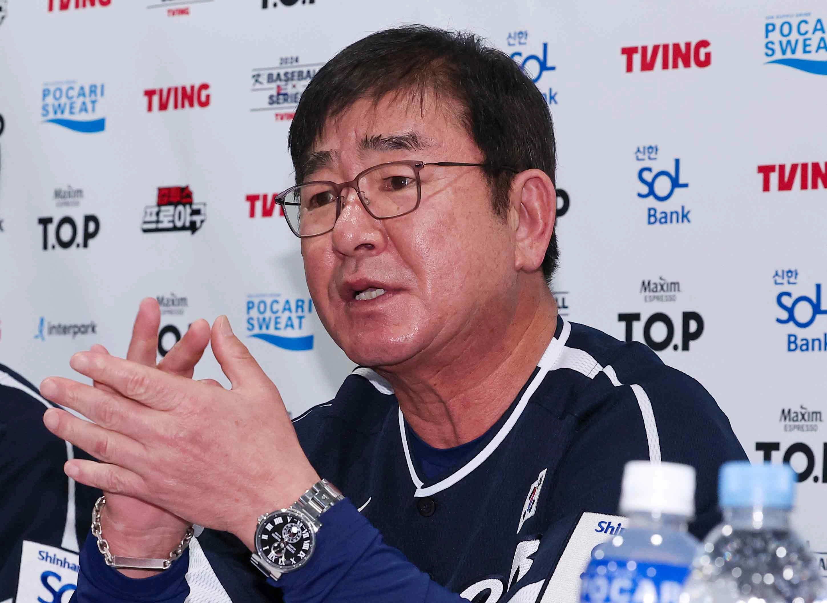 류중일 전 야구 국가대표팀 감독. 연합뉴스