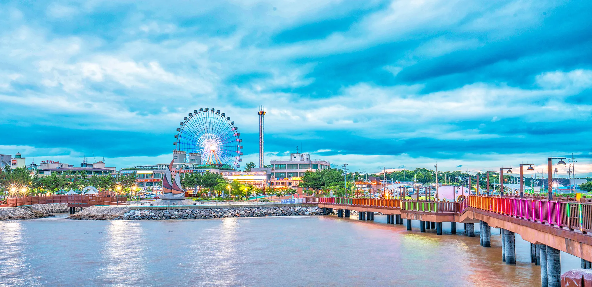연간 450만~500만명이 찾는 당진 삽교호 관광지.
당진시 제공