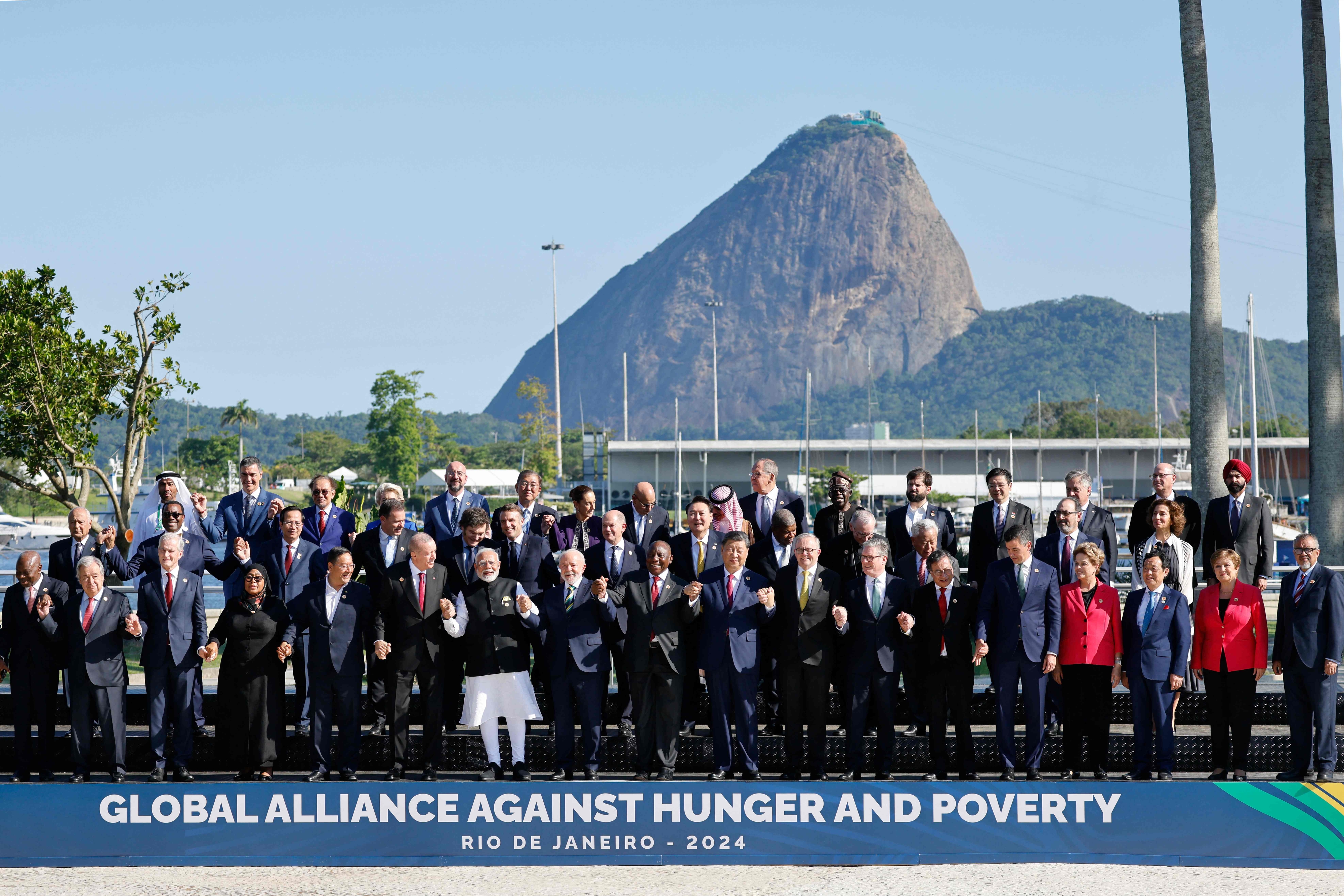 바이든 빠진 G20 단체사진