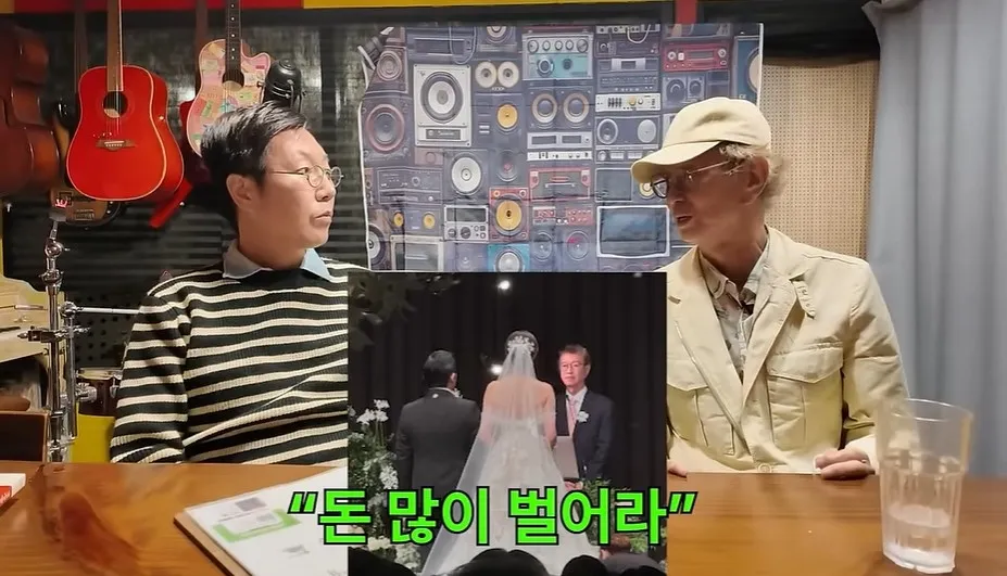 개그맨 김영철(왼쪽)과 전유성. 유튜브 ‘김영철 오리지널’ 캡처