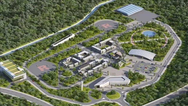 대구 국가로봇테스트 필드 조감도.
대구시  제공