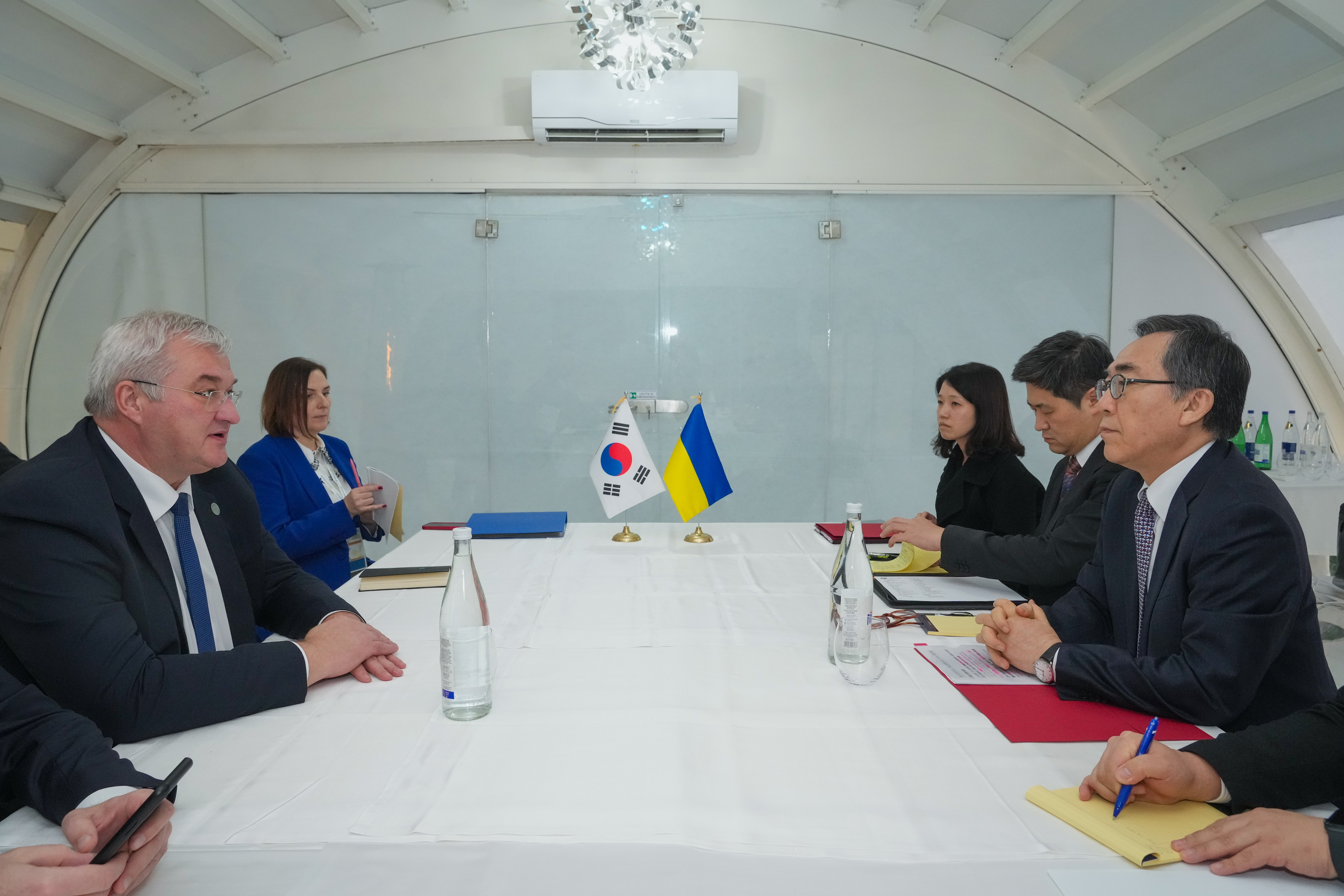 한-우크라이나, G7 계기 만나 한국의 대우크라 지원 등 논의