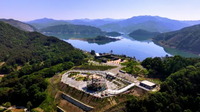 높이 18m의 익스트림 레포츠 시설 ‘영주 어드벤처 캐슬’ . 
영주시 제공