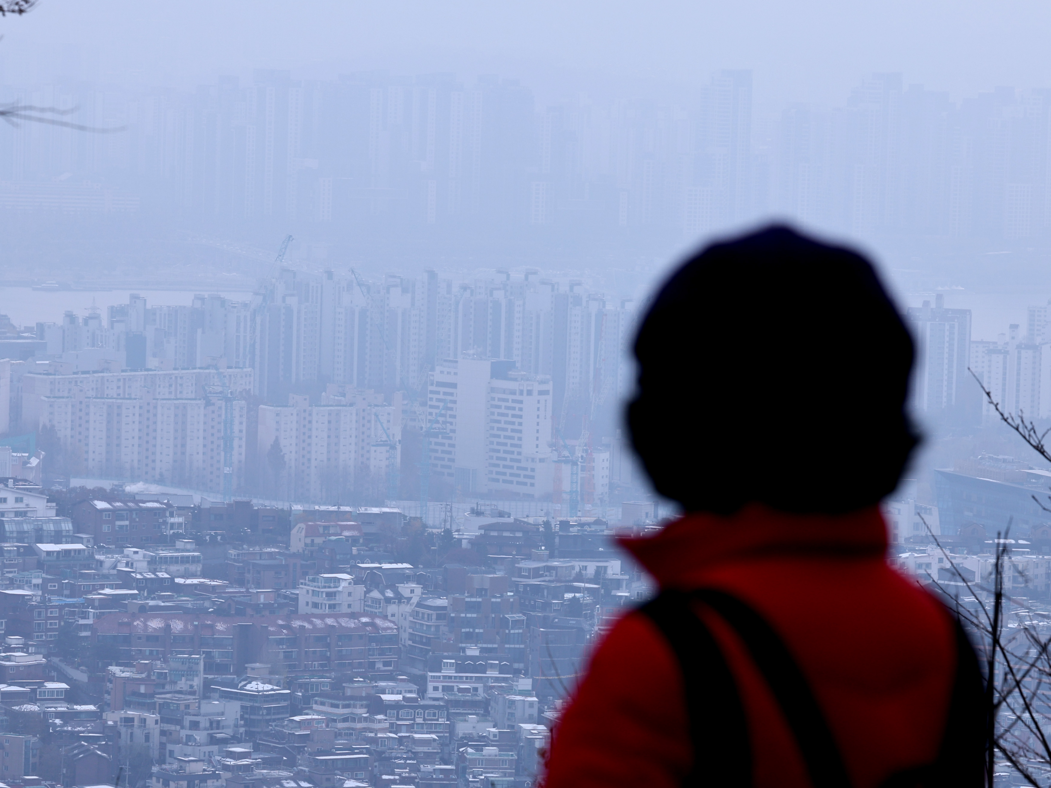 지난 1일 서울 남산에서 내려다본 전경. 뉴스1