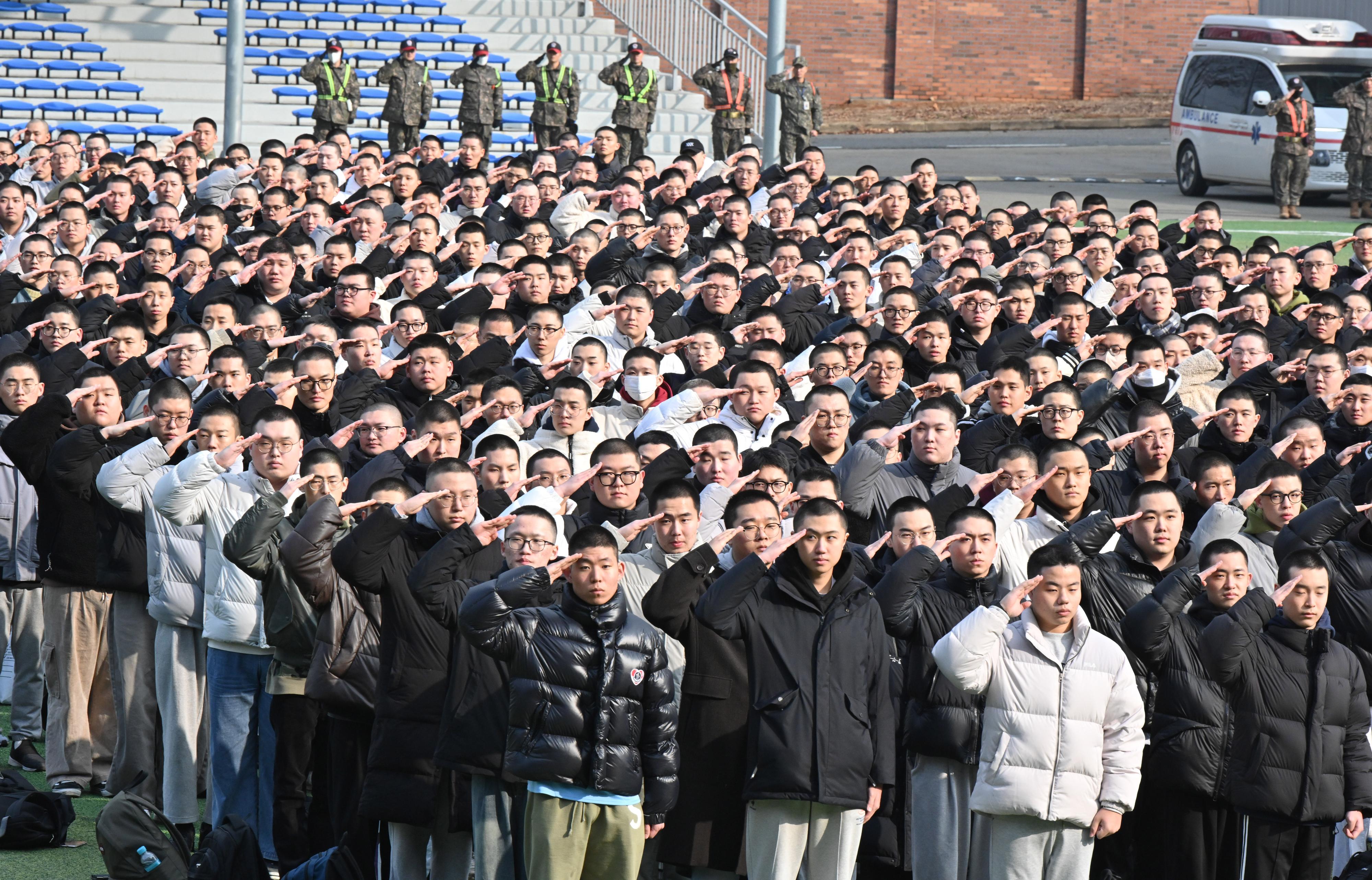 을사년 첫 육군 입영