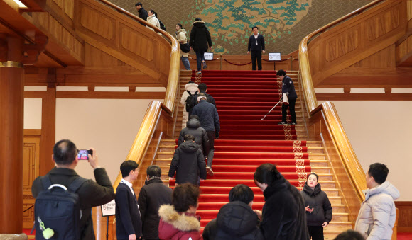 계엄 사태 이후 청와대 방문객 증가