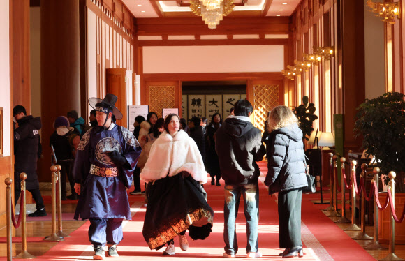 계엄 사태 이후 청와대 방문객 증가