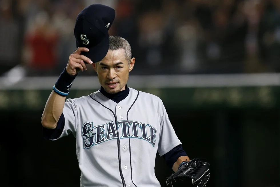 아시아 출신 선수로는 처음으로 미국프로야구 메이저리그(MLB) 명예의 전당에 헌액된 스즈키 이치로. AP 연합뉴스