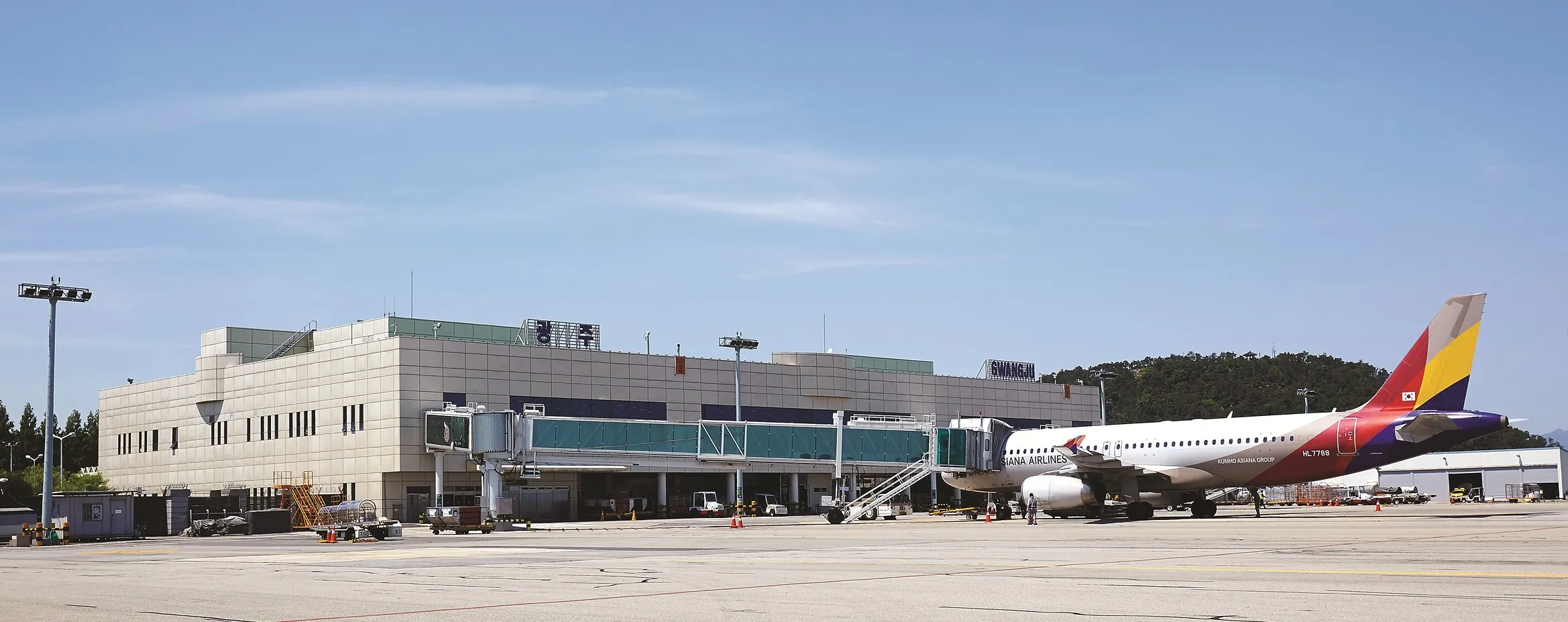 광주민간공항 전경.
광주시 제공